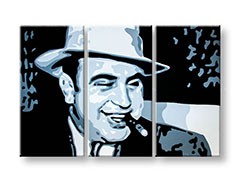 Ručne maľovaný POP Art obraz AL CAPONE