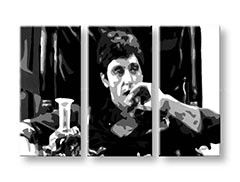 Ručne maľovaný POP Art Zľava 25 % obraz AL PACINO 120x80 cm