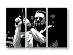 Ručne maľovaný POP Art obraz Big Lebowski