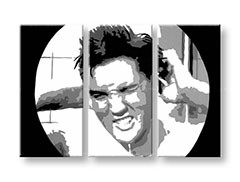 Ručne maľovaný POP Art obraz ELVIS