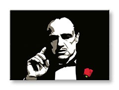 Ručne maľovaný POP Art Zľava 25 % obraz Godfather 100x70 cm