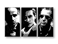 Ručne maľovaný POP Art obraz GODFATHER