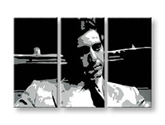 Ručne maľovaný POP Art obraz GODFATHER