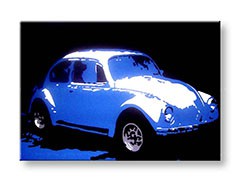 Ručne maľovaný POP Art obraz Volkswagen Beetle