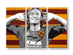 Ručne maľovaný POP Art obraz Francesco Totti