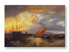 Obraz na plátne SHEERNESS VISTA DAL NORE – William Turner 