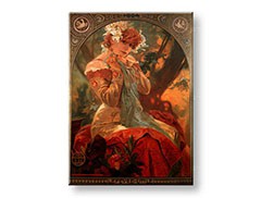 Obraz na plátne SUŠIENKY LEFEVRE-UTILE – Alfons Mucha 